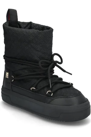 Tommy Hilfiger Lace-Up Monogram Snowboot