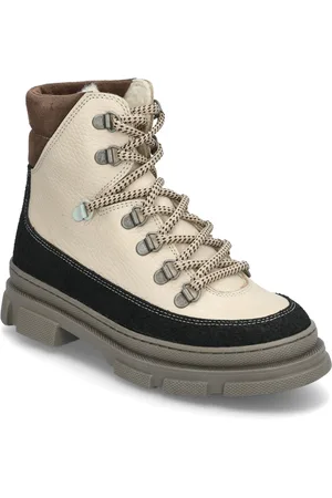 ANGULUS Boots - Flat - With Laces Beige