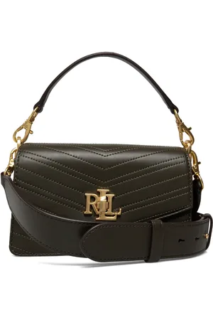 Ralph Lauren Stitched Small Tayler Crossbody Bag Black
