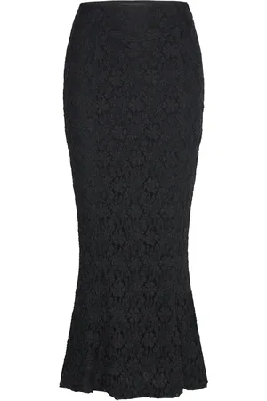 ROTATE Lace Midi Skirt