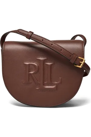 Ralph Lauren Leather Medium Witley Crossbody Brown
