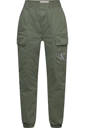 Calvin Klein Essential Woven Cargo Pants Green