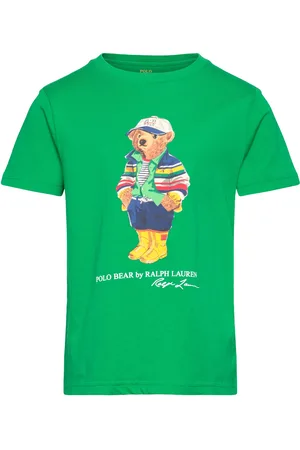 Ralph Lauren Polo Bear Cotton Jersey Tee Green