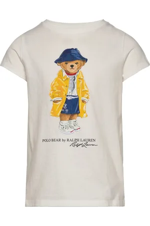 Ralph Lauren Polo Bear Cotton Jersey Tee White