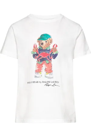Ralph Lauren Polo Bear Cotton Jersey Tee White