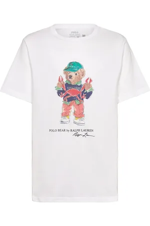 Ralph Lauren Polo Bear Cotton Jersey Tee White