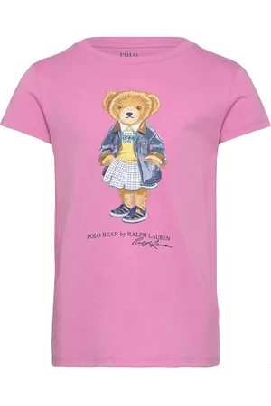 Ralph Lauren Polo Bear Cotton Jersey Tee Pink