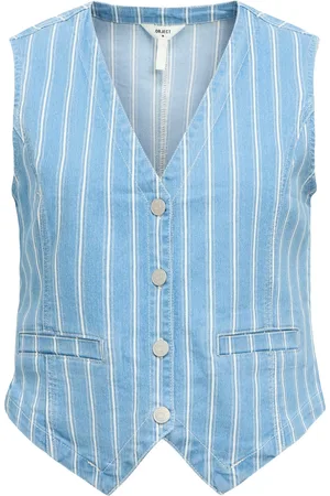 Object Objmollie Re Waistcoat 138 Blue