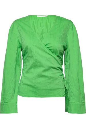 Samsøe Samsøe Rossi Wrap Blouse 14451 Green