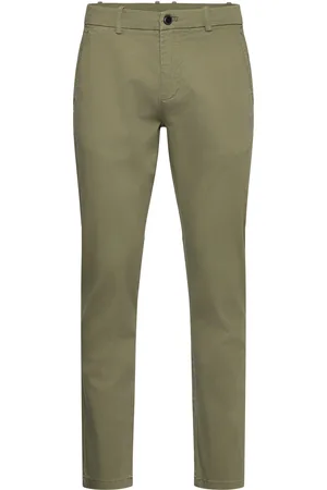Lindbergh Superflex Chino Pants Green