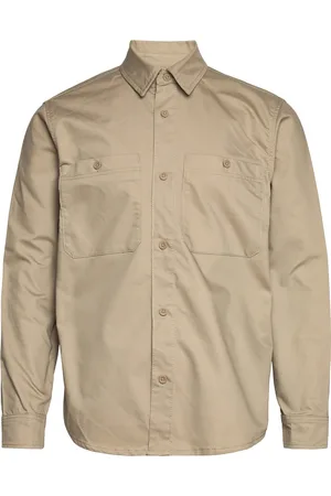 Only & Sons Onsbob Ovr 2Pkt Ls Shirt Beige