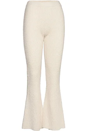 Helmut Lang Rib Flare Pant.slubb Cream