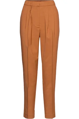 Y.A.S Bisque Hw Ankle Pant Brown