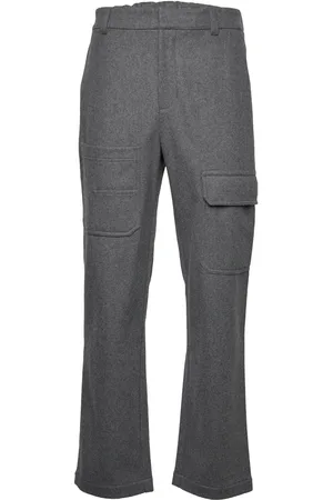 Helmut Lang Flannel Pant.mel Woo Grey
