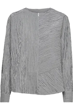 Mads Norgaard Crinckle Pop Fleur Shirt Grey