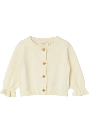 Lil Atelier Nbffauci Fia Ls Short Knit Card Lil Cream