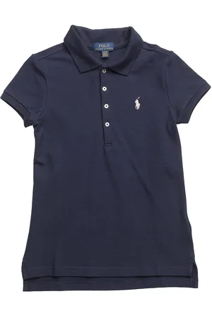Ralph Lauren Stretch Mesh Polo Shirt Blue