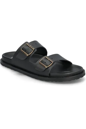 Steve Madden Magnus Slides Black