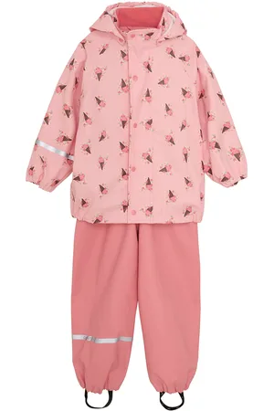 CeLaVi Rainwear Set - Aop Pink