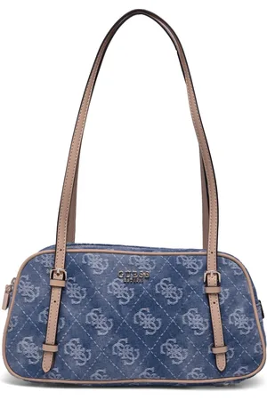 Guess Cerelia Shoulder Satchel Blue