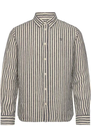 Les Deux Kristian Linen B.d. Shirt Navy