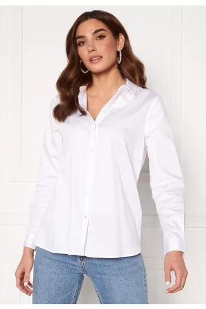 Object Roxa L/S Loose Shirt White 38