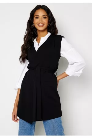 Happy Holly Mabel kimono vest Black 52/54