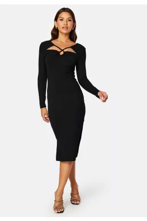 Trendyol Julie Crossover L/S Dress Black L