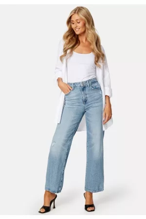 Guess Ankle Wide Leg Jeans MOBU MOONSTONE BLUE 28