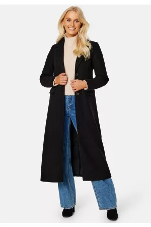 ONLY Kvinna Långa jackor - Emma X-Long Coat Black S