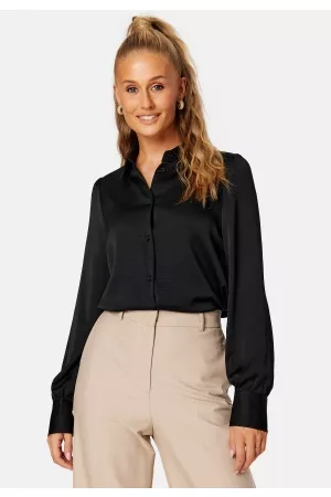 ONLY Kvinna Skjortor - Nala LS Shirt Black S