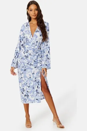 BUBBLEROOM Louiza Dress Blue / Floral 34