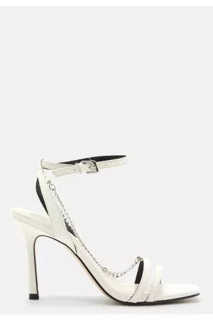 ONLY Alyx Chain Heeled Sandal White 36