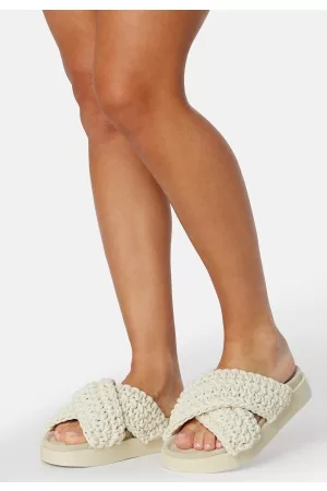 INUIKII Kvinna Tofflor - Slipper Woven 101 White 38