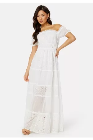 Guess Zena Long Dress G011 Pure White L