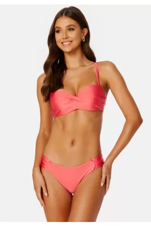 BUBBLEROOM Kvinna Bikinis - Mila Twisted Bikini Top Coral 85B