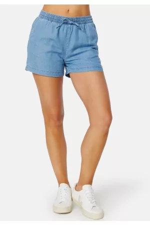 ONLY Kvinna Shorts - Pema Lyocell Denim Shorts Medium Blue Denim M