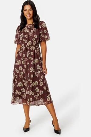 Happy Holly Lynetta Midi Dress Pink / Floral 52/54