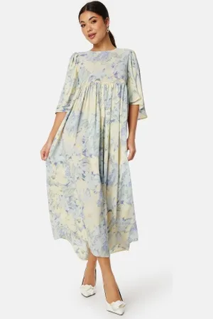 BUBBLEROOM Keela Dress Blue / Floral 34