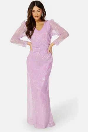 by Ti Mo Sequins Maxi Dress 046 Liliac XL