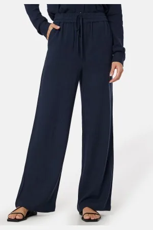 SELECTED Sflviva-Gulia HW Linen Pant Dark Sapphire 40
