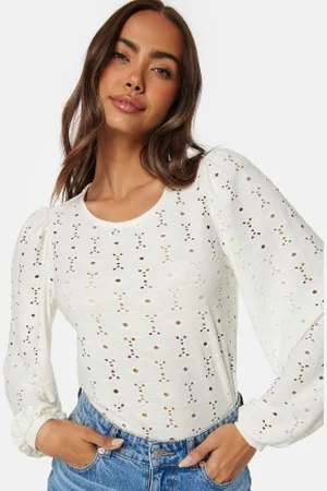 Happy Holly Floral Long Sleeve Top Offwhite 40/42