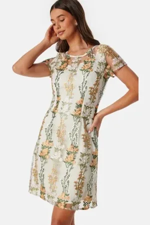 Ida Sjöstedt Sienna Embroidery Dress Floral 36