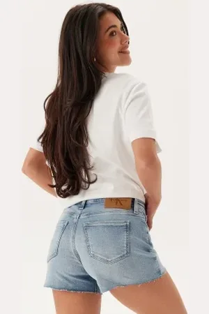 Calvin Klein Mid Rise Short 1AA Denim Light 26