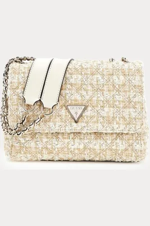 Guess Giully 2 Comp Cnvrtble Flap Gold Onesize
