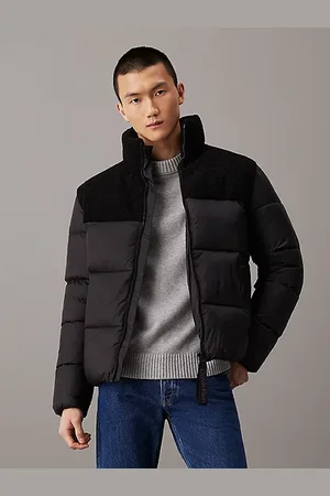 Calvin Klein Material Mix Sherpa Puffer Jacket