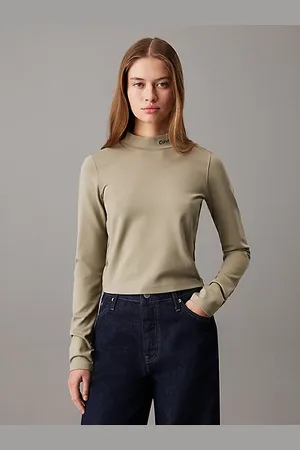 Calvin Klein Milano Jersey Long Sleeve Top