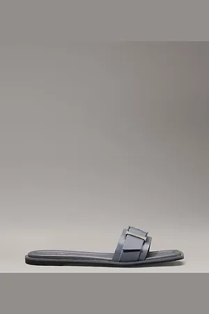 Calvin Klein Leather Sliders