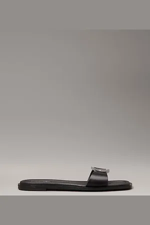 Calvin Klein Leather Sliders