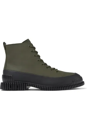 Camper Pix - Formal shoes for Men - Green,Black, size 40, Smooth leather